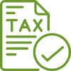 logo of a completed tax return